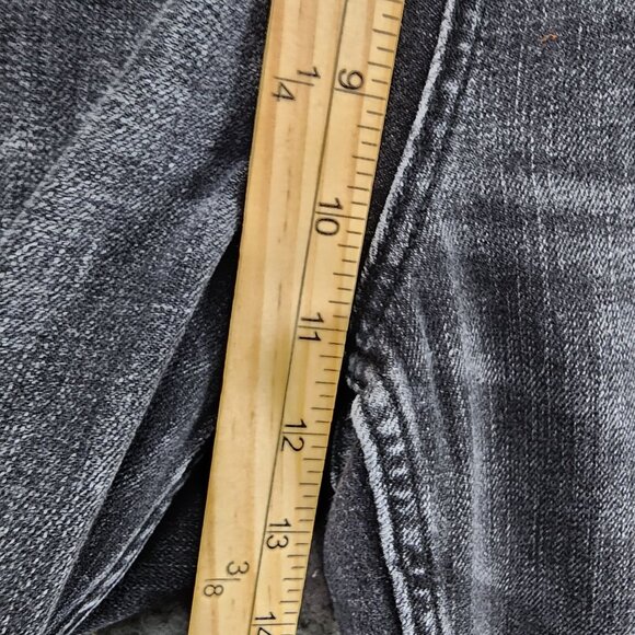 Chicos Jeans Womens 2 US 12 Black Stretch High Rise Boyfriend Ankle *GUC* - Picture 6 of 15